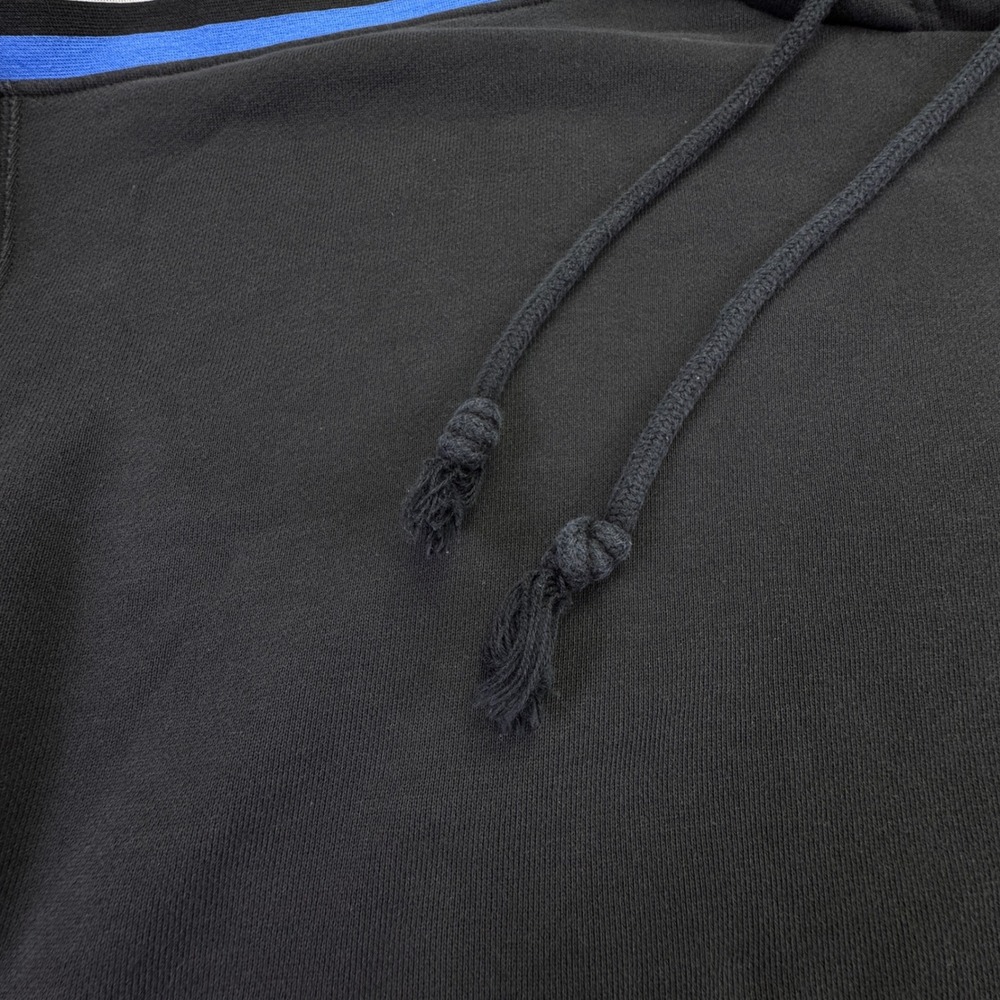Adidas Hoodie Women's Small Cropped Velvet Logo Red White Blue Black USA - Picture 7 of 11